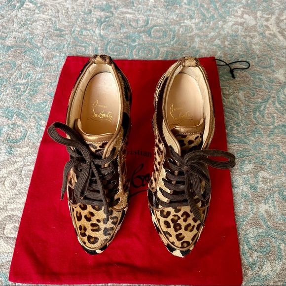 ❤️CHRISTIAN LOUBOUTIN❤️ Leopard Print Booties - Picture 14 of 14